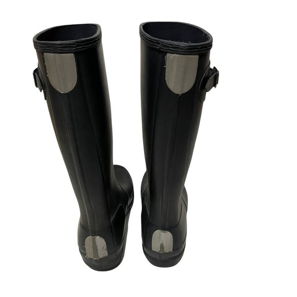 Hunter Boy and Girl Black Waterproof Boots - Picture 4 of 8